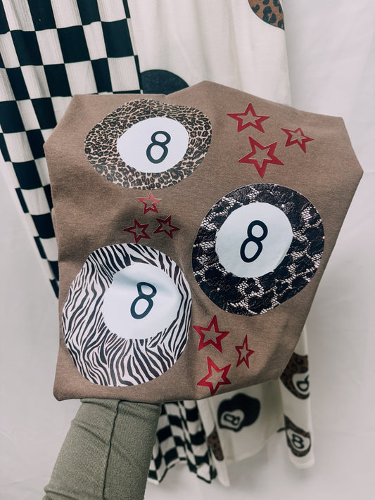 8 Ball Espresso Graphic Tee