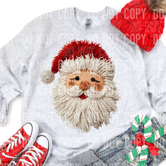 Rosie santa faux yawn tee or sweatshirt