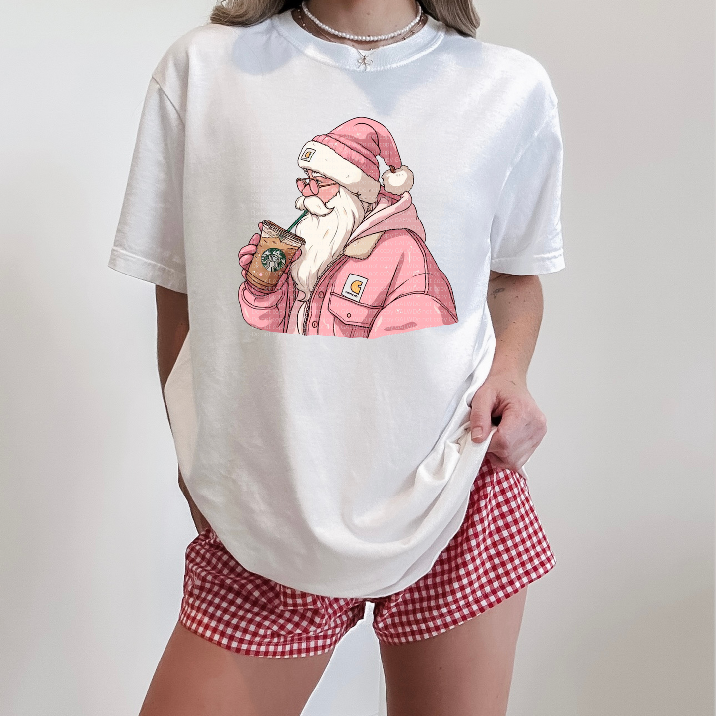 CH coffee santa tee or sweatshirt